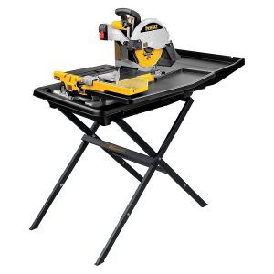 DEWALT D24000S Heavy-Duty 10-inch Wet Tile Saw with Stand
