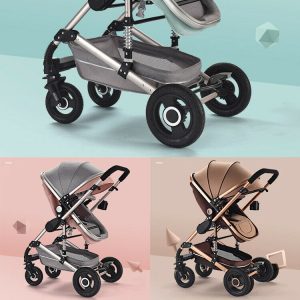 Baby Stroller Pram Complete 3in1 Travel System Pushchair Buggy Carrycot
